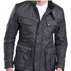 Barbour International Ariel Polarquilt Jacket in Black Size XL